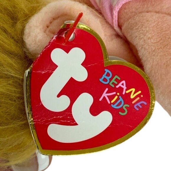 TY Beanie Kids Precious Plush Soft Doll 10 inch Blonde Hair with Tag Vtg 1993 - Picture 4 of 6